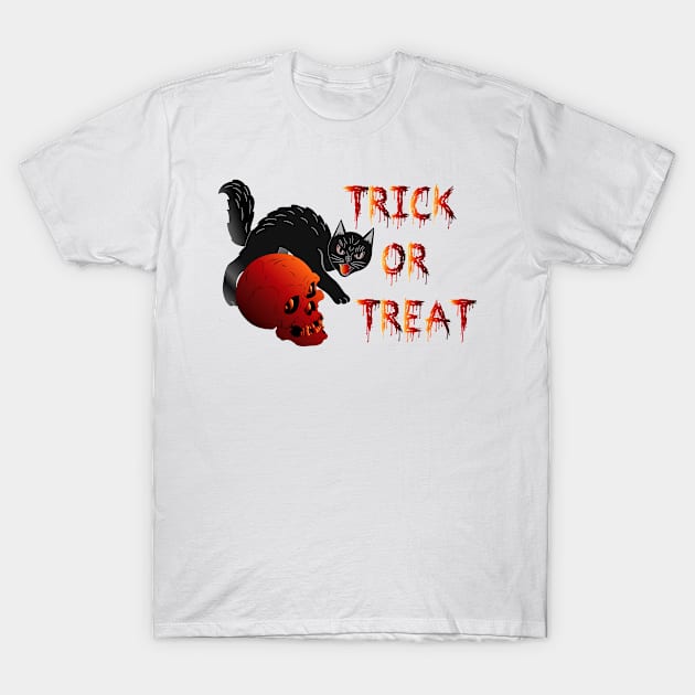 Trick or Treat Design T-Shirt by Pet & Nature Lovers